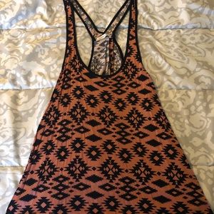 Aztec print tank-Size L